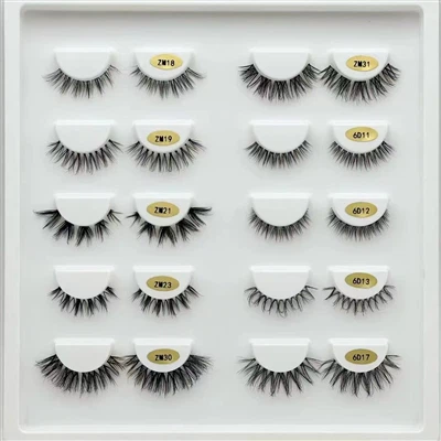 Нова естествена прозрачна копринена лента за мигли